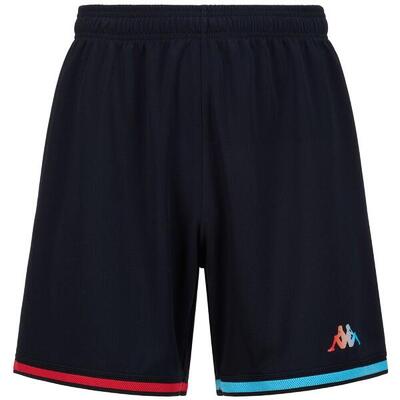 Pantaloncini sportivi da uomo in poliestere riciclato bianco da calcio