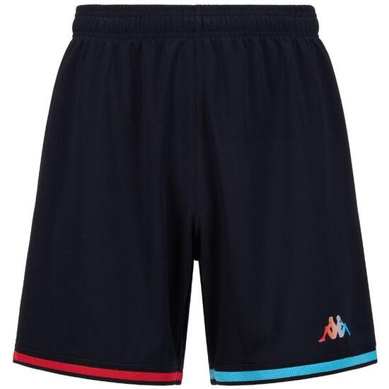 Pantaloncini sportivi da uomo in poliestere riciclato bianco da calcio