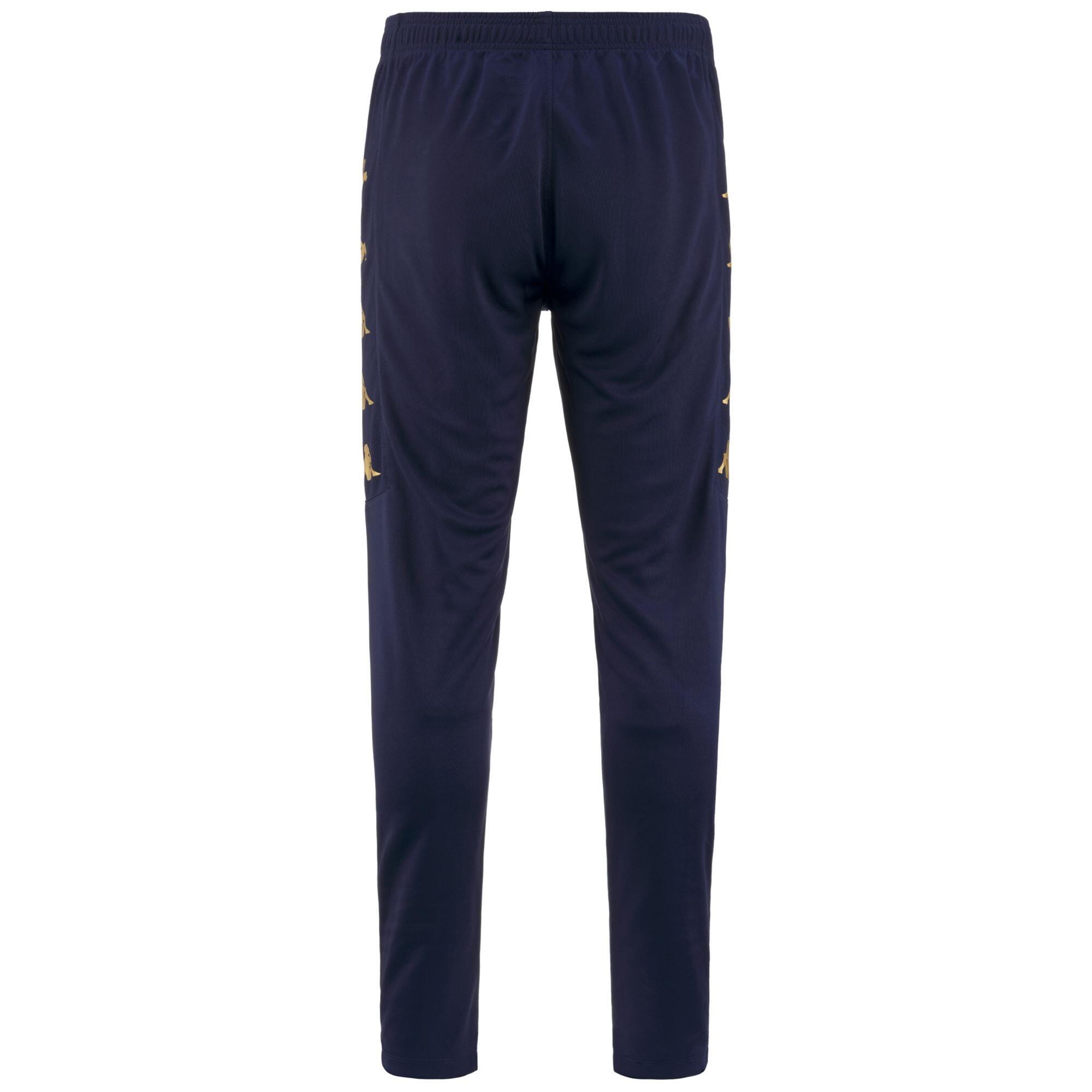 Pantaloni tuta da bambino in poliestere blu da calcio 3/3