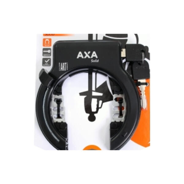 AXA Rahmenschloss Solid Plus schwarz, für Rahmenmontage 3/6