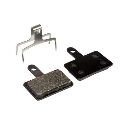 Paar fietsremblokjes met 1 reinigingsdoekje fibrax shimano deore m515-m525-m495-