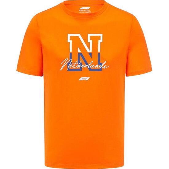 Koszulka męska F1 Zandvoort pomarańczowa 2XL
