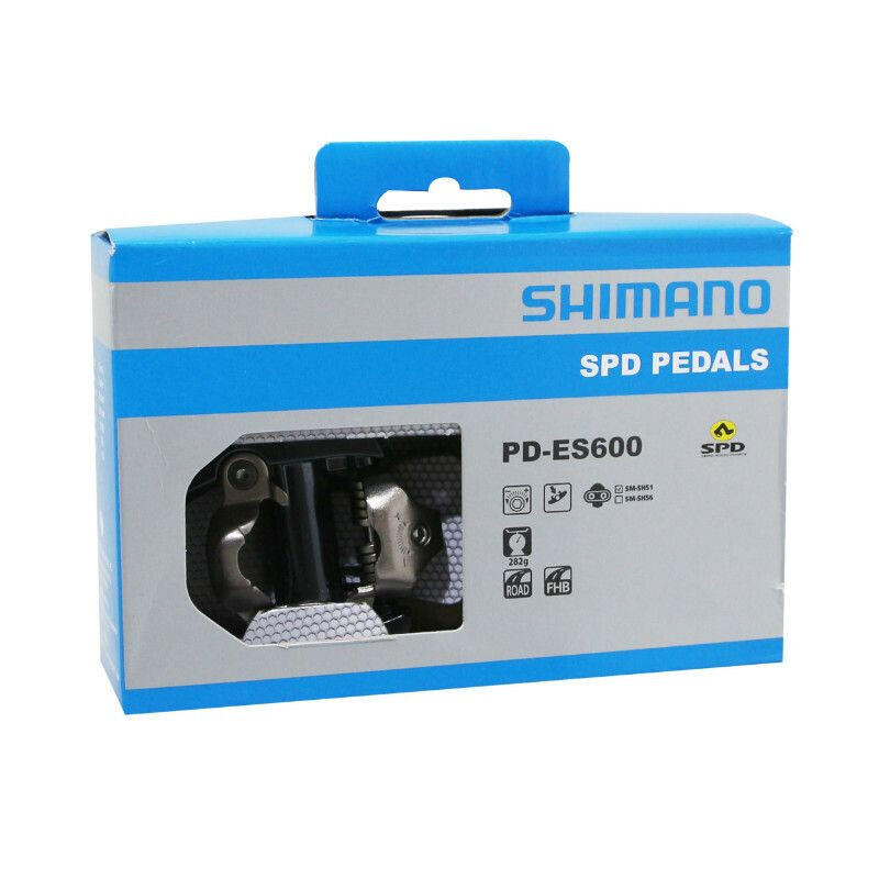 Pedais rodoviários automáticos com cunhas Shimano PD600 SPD CYCLO 3/3