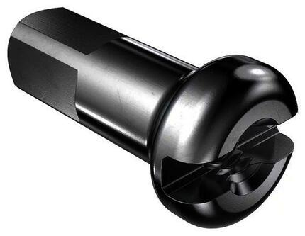 DT SWISS Nippel Pro Lock Prohead M 2X14Mm 100 Stück Mit Rundkopf Schwarz