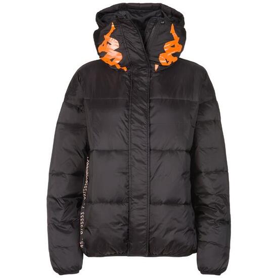 Giubbotto da uomo donna in nylon nero da streetwear sportivo