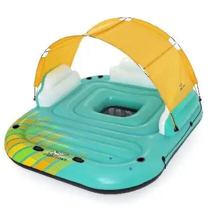 Bestway Hydro-Force Sunny Lounge 5-Perso n Inflatable Island 291 x 265 cm