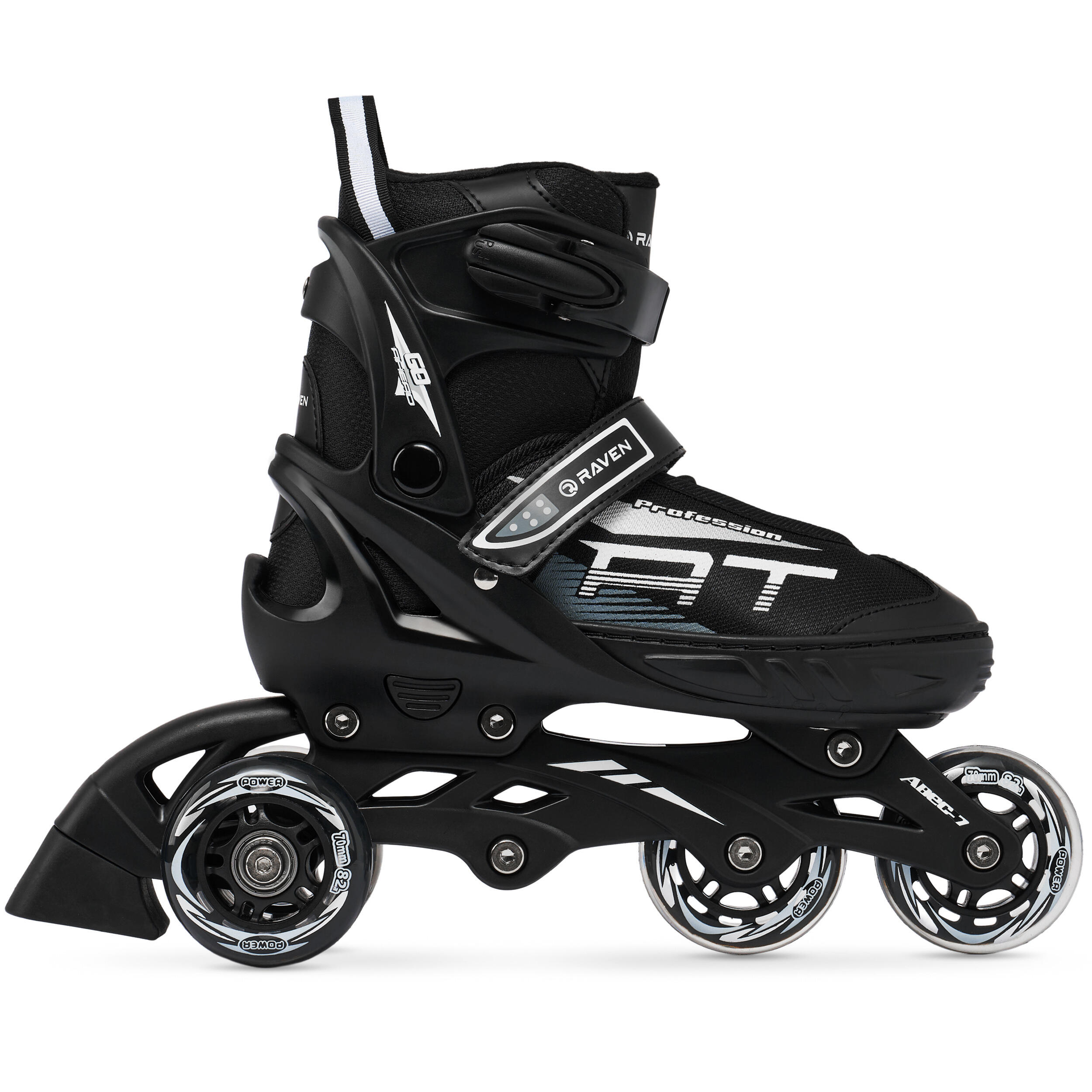 Pattini a rotelle regolabili 3in1 Profession Black 5/7