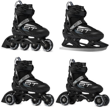 Patines Ajustables 4en1 Profession Blanco/Oro