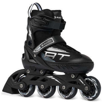 Inline skates verstelbare profession wit/goud