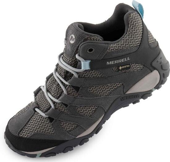 Merrell Alverstone Mid GTX scarpe trekking donna grigio-verde 42