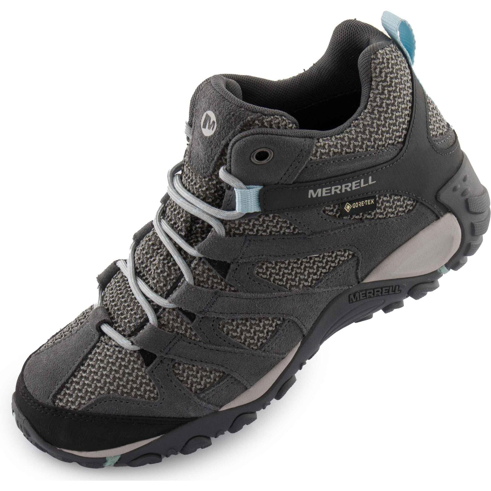 Xero Shoes - Merrell Alverstone Mid Gtx Bottines Femme Étanches - Chaussures D'Alpinisme - Bleu|vert - Decathlon