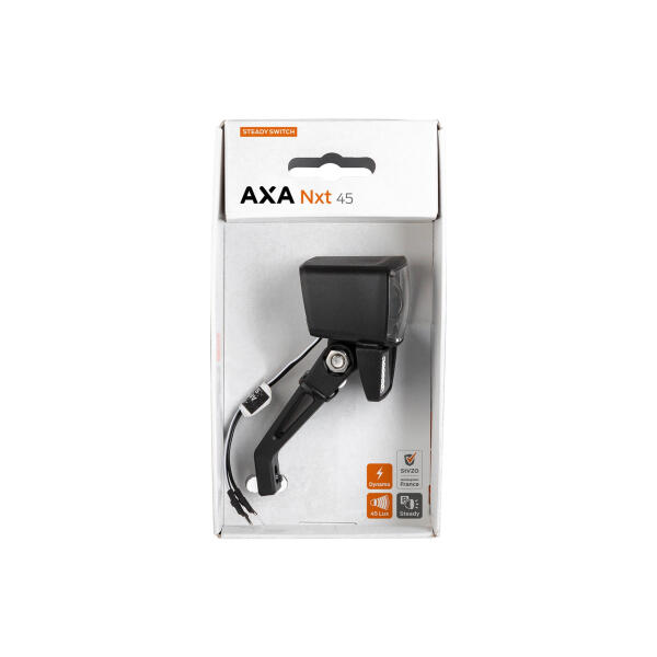 iluminação frontal para bicicletas Axa Nxt 45 Dinamo Led 45 Lux 3/5