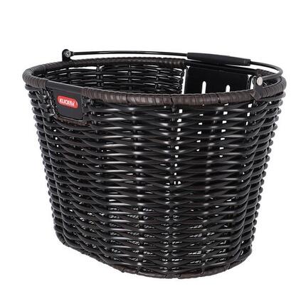 Owalny kosz przedni Structura, czarny