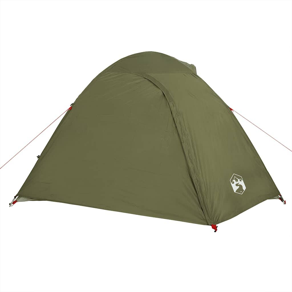 Tenda a cupola VidaXL per 4 persone impermeabile verde oliva 7/7