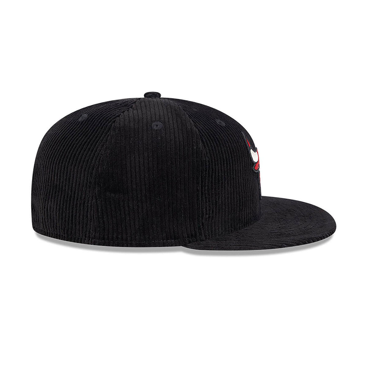 New Era 59FIFTY Cap Chicago Bulls Letterman Pin Cord schwarz 7/7