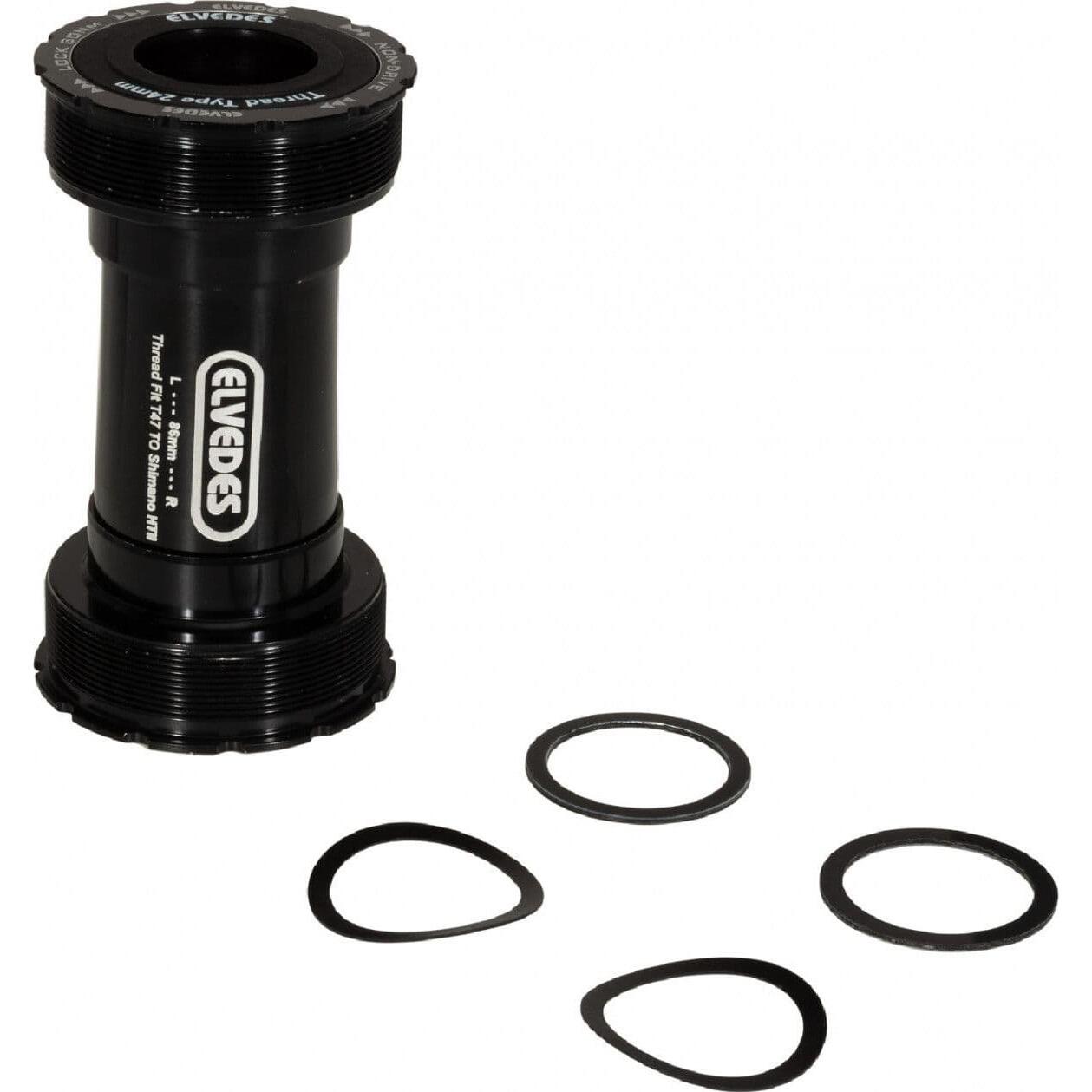 ELVEDES Movimento centrale per shimano Elvedes Thread fit T47 86 mm