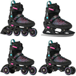 Patins à roulettes Patins ajustables 4in1 RAVEN Allure