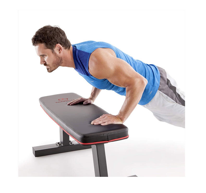 Banc Plat SB1050 - Capacité maximale de 272 kg - Cadre robuste de 10 cm x 5 cm 3/7