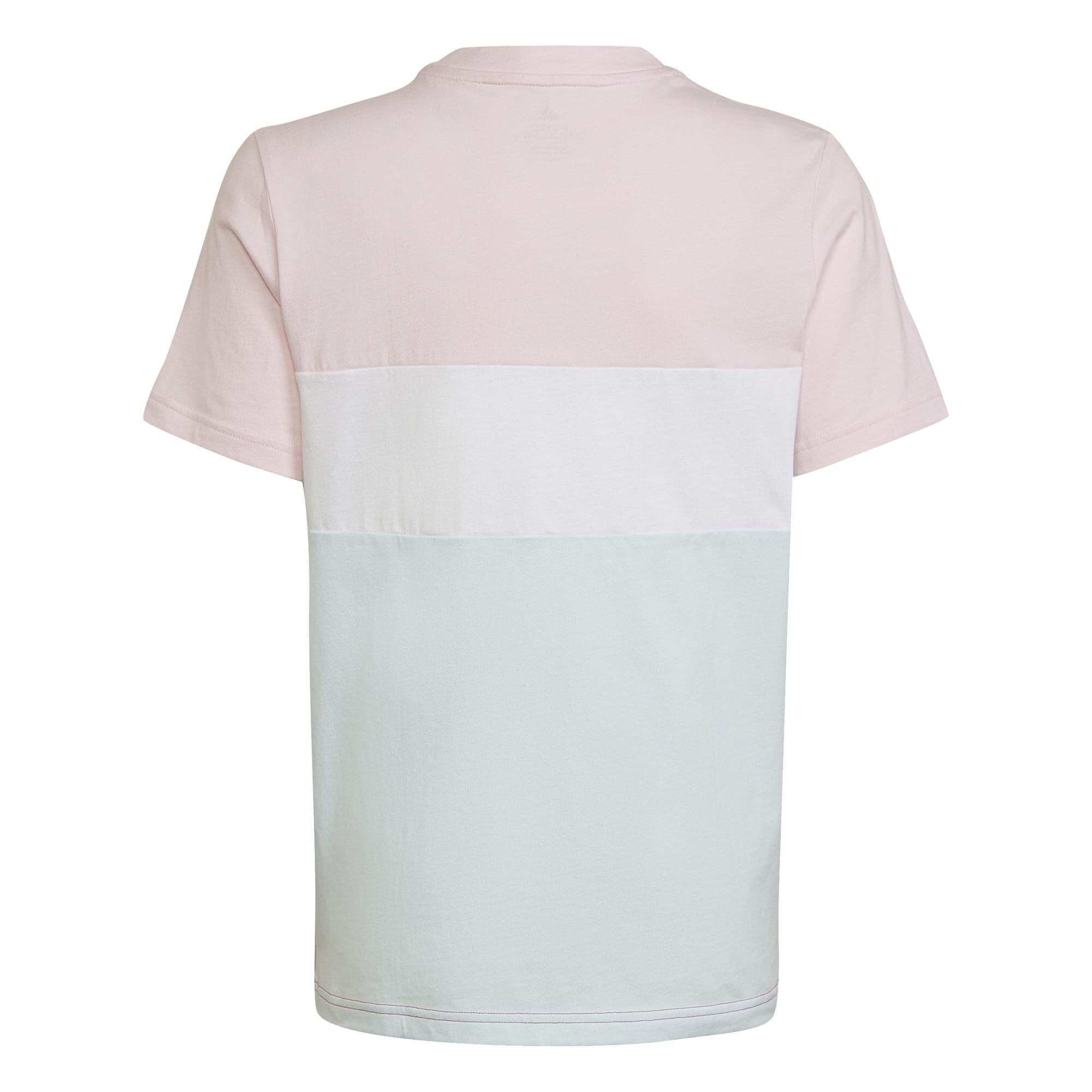 T-shirt de bloco de cores para crianças adidas 3/5