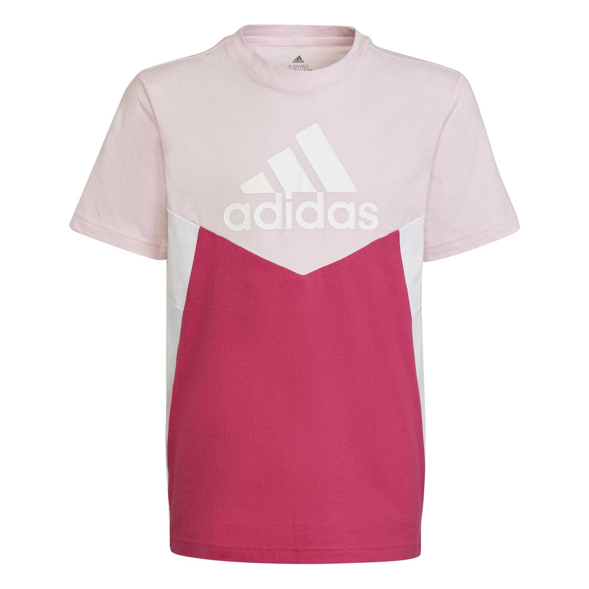T-shirt de bloco de cores para crianças adidas 2/5