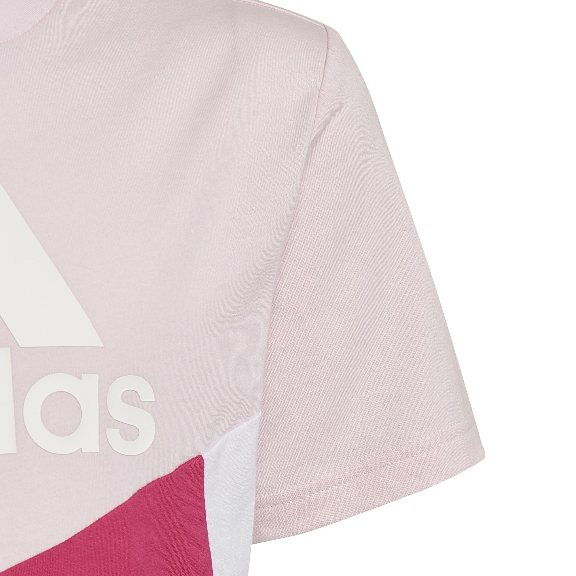 T-shirt de bloco de cores para crianças adidas 5/5