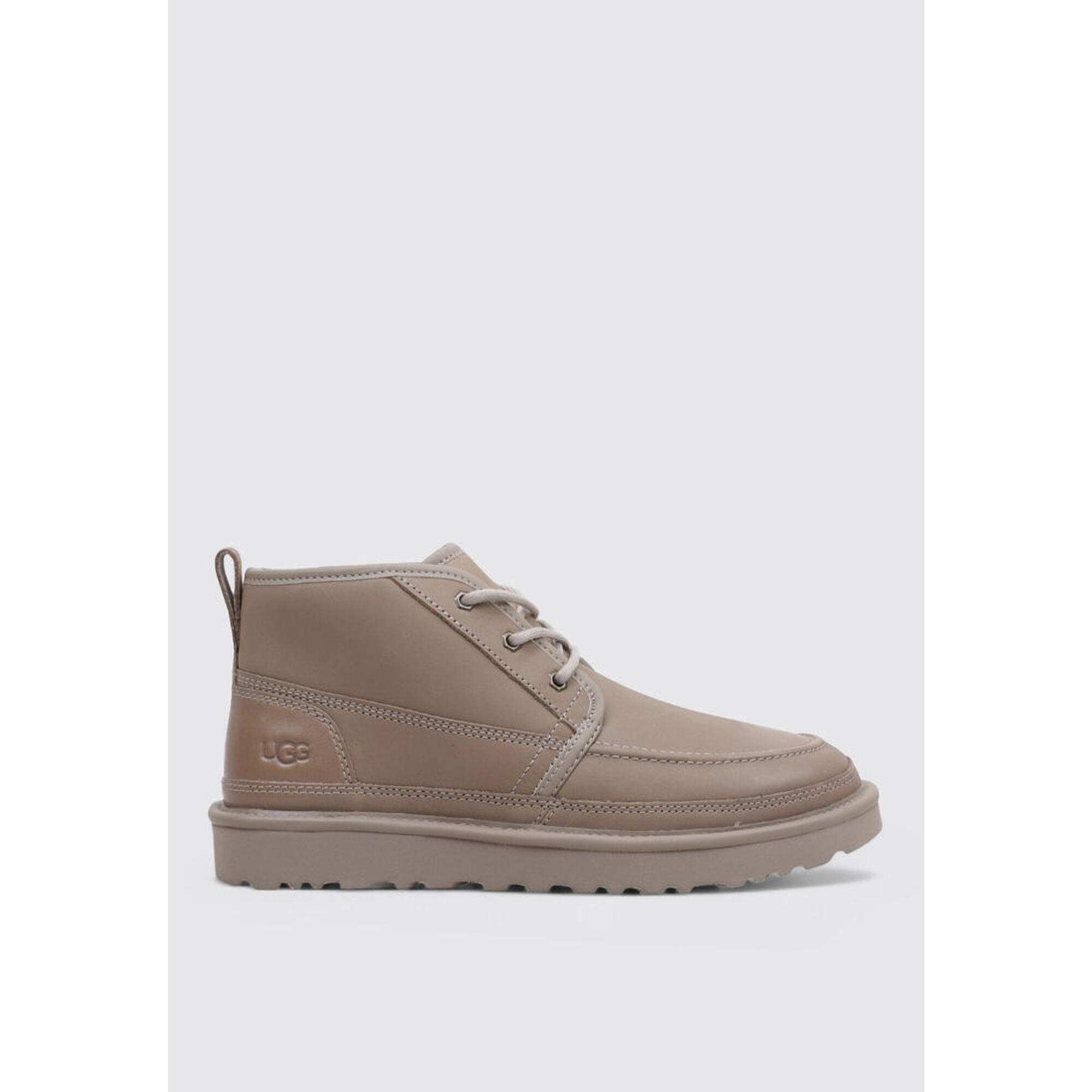 Ugg - Ugg Neumels Moc — Bottines Homme Taupe, Tige En Cuir - Bottes - Beige - Decathlon