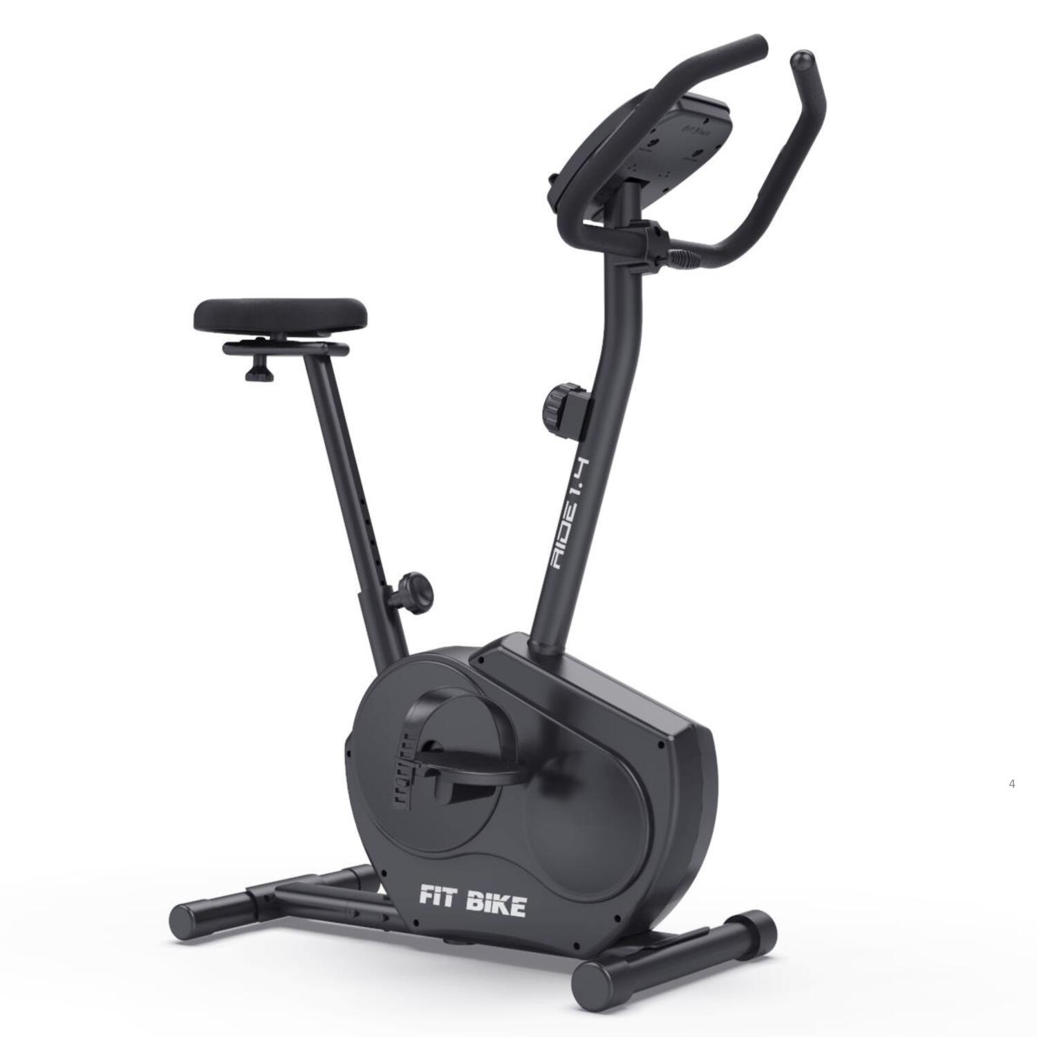 Ride 1.4 - Vélo d’appartement - Résistance manuelle - Réglable - Capteurs de fré 4/7