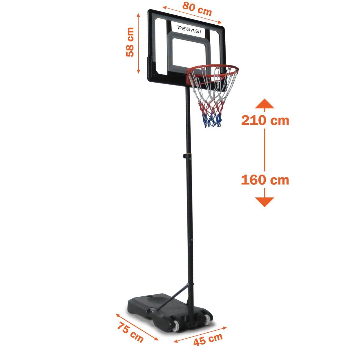 Pegasi Basketbalpaal Basic Kids 1.60 - 2.10 3/6