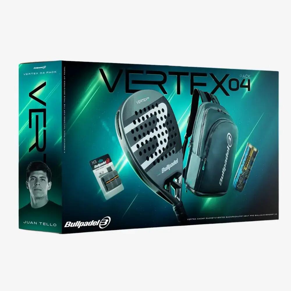 Bullpadel Vertex 04 Men Racket Set 25