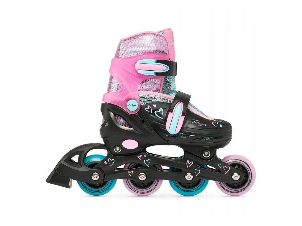 Raven Loret Patins ajustáveis Rodas luminosas 4/7