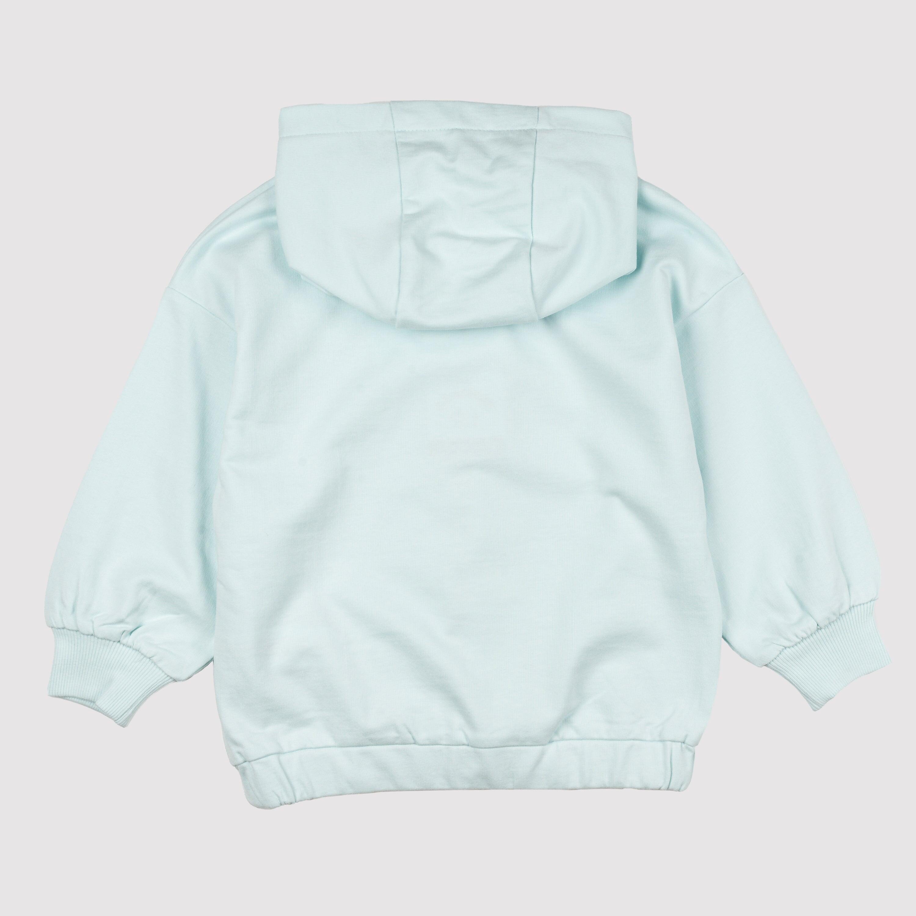 Jaqueta esportiva feminina azul-turquesa | Com 4/5