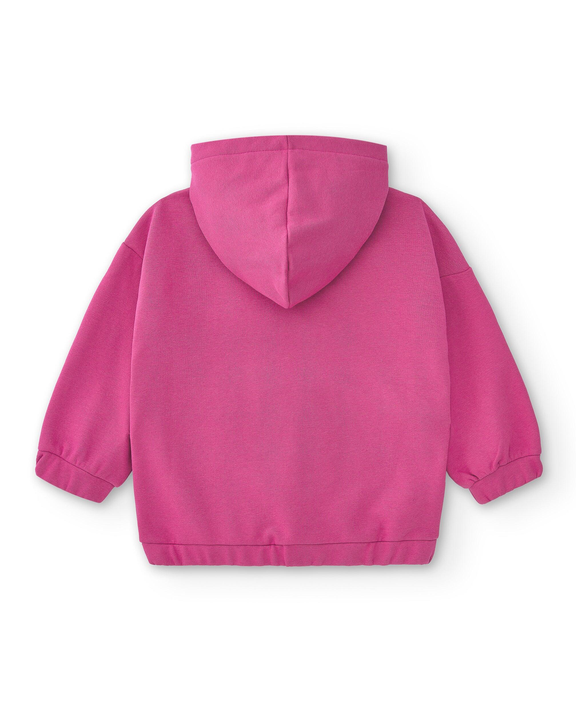 Moletom aberto fúcsia feminino CHG | Com 2/5