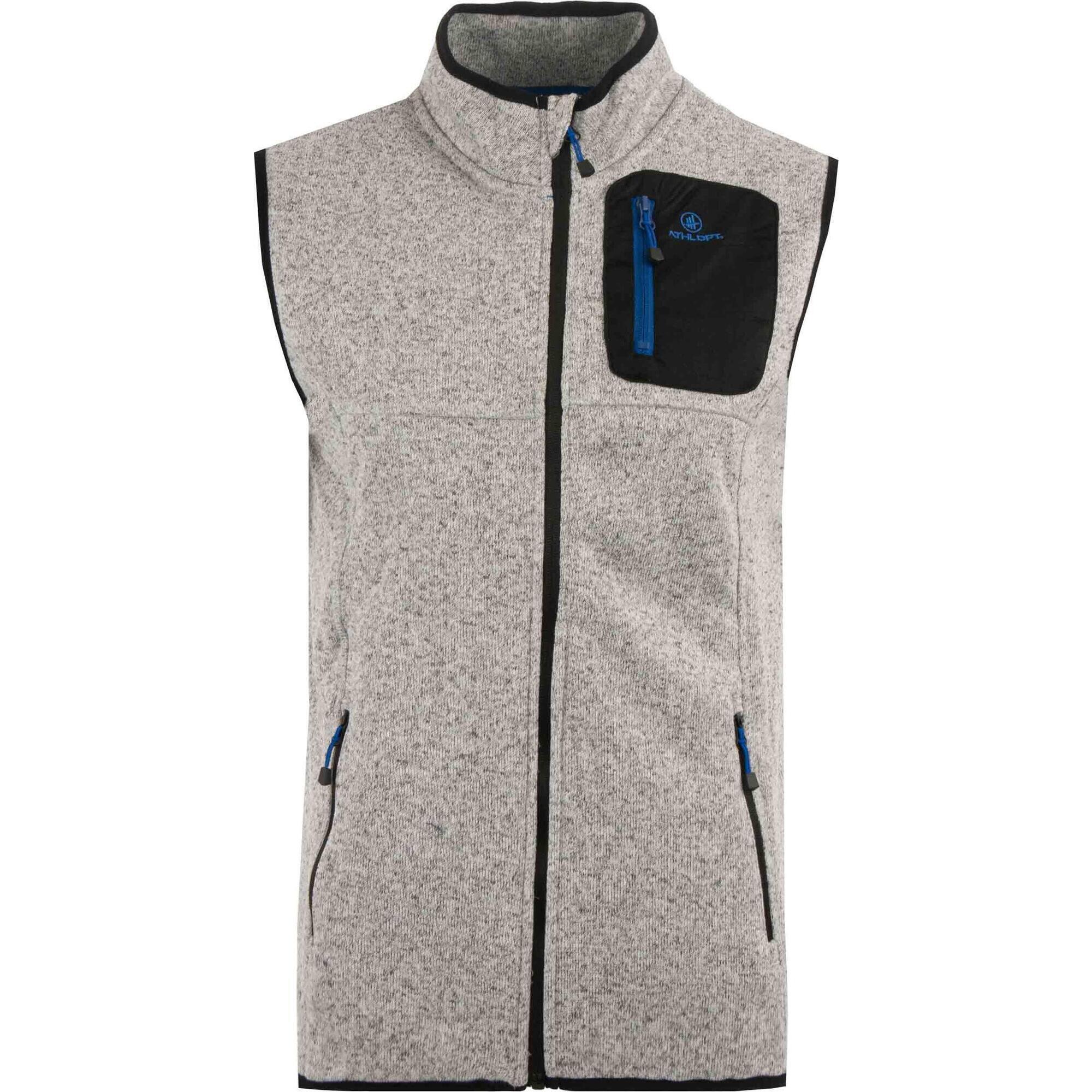 Yb Sports - Glemo Athl Dpt Zeno — Gilet Homme Foggy Blue - Chemise Sans Manche - Gris|noir - Decathlon