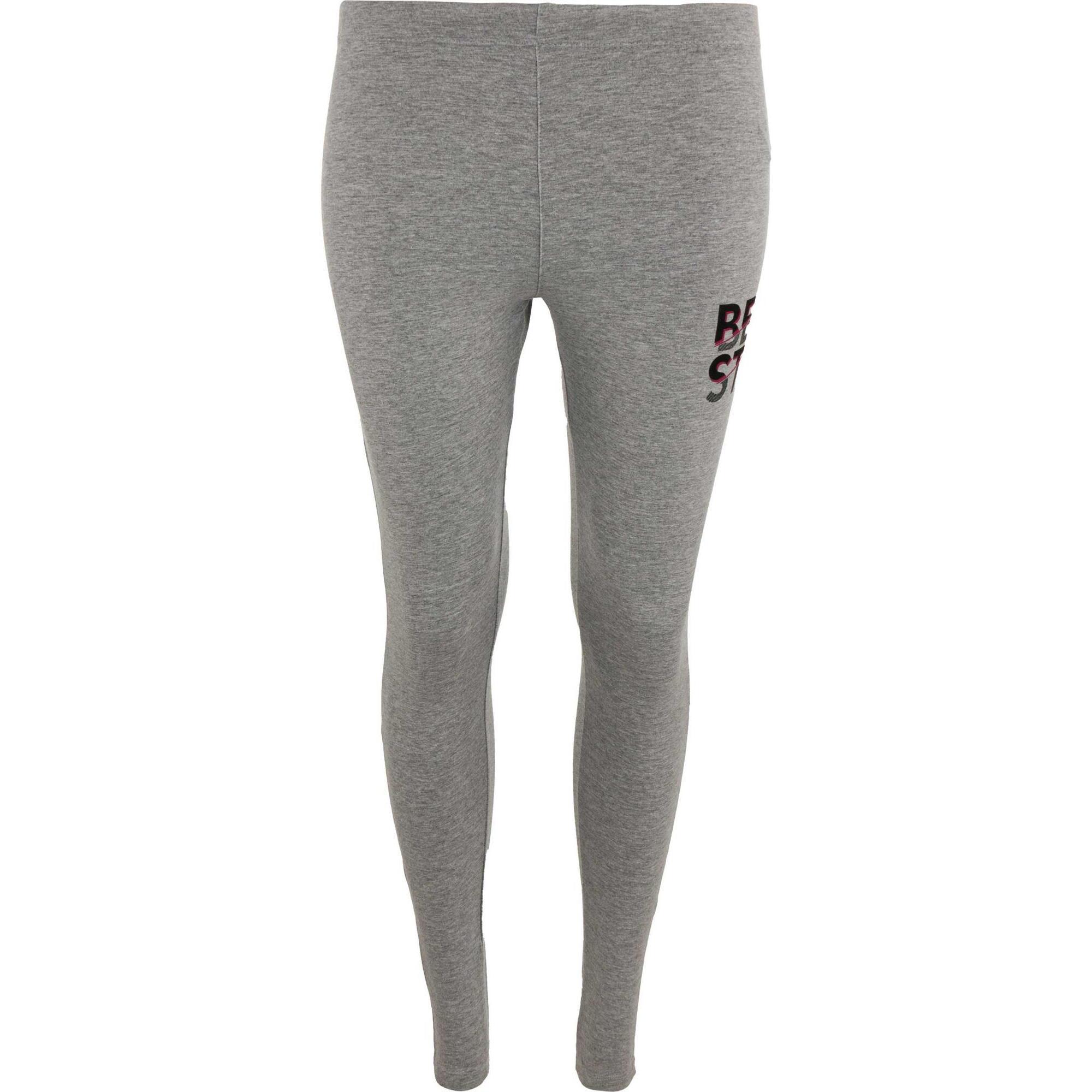 Elevn - Leggings Femme Gris-vert 94% Coton - Legging - Vert - Decathlon
