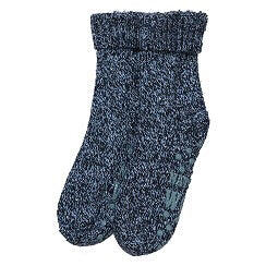 Apollo - Wollen Huissokken Unisex - 3-Pack Voordeel - Blauw - Maat 35/38 - 3/5