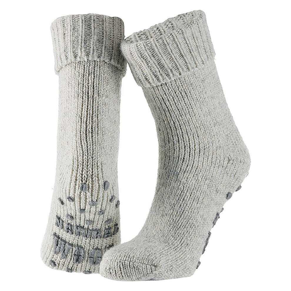 Apollo - Wollen Huissokken Unisex - 3-Pack Voordeel - Grijs - Maat 35/38 - 2/5