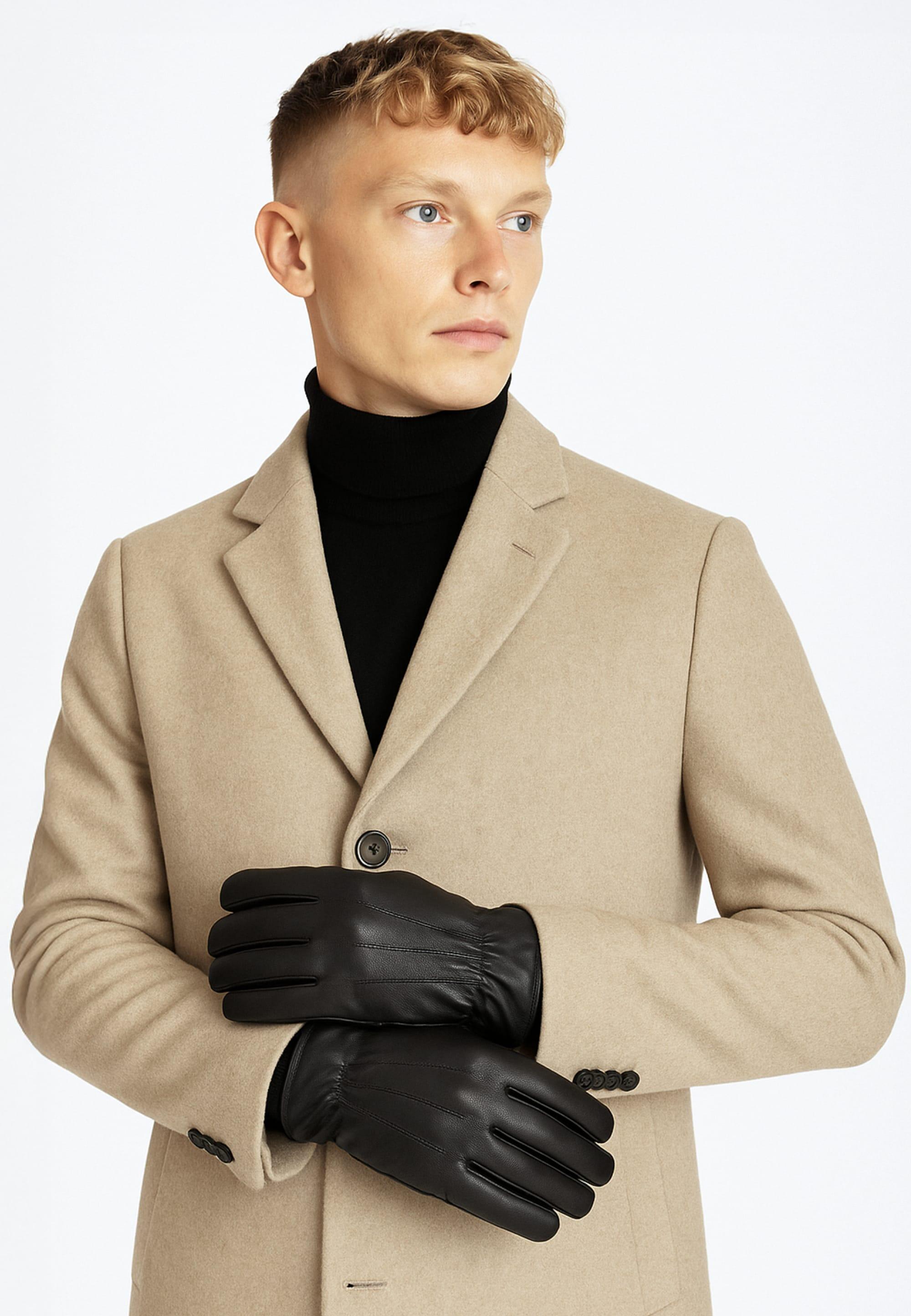 Vingerhandschoenen Reusch Leather Glove Man 3/5