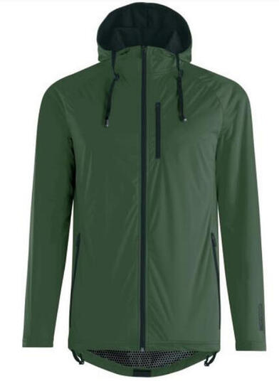 Veste à capuche pour cycliste MICROM 15, verte