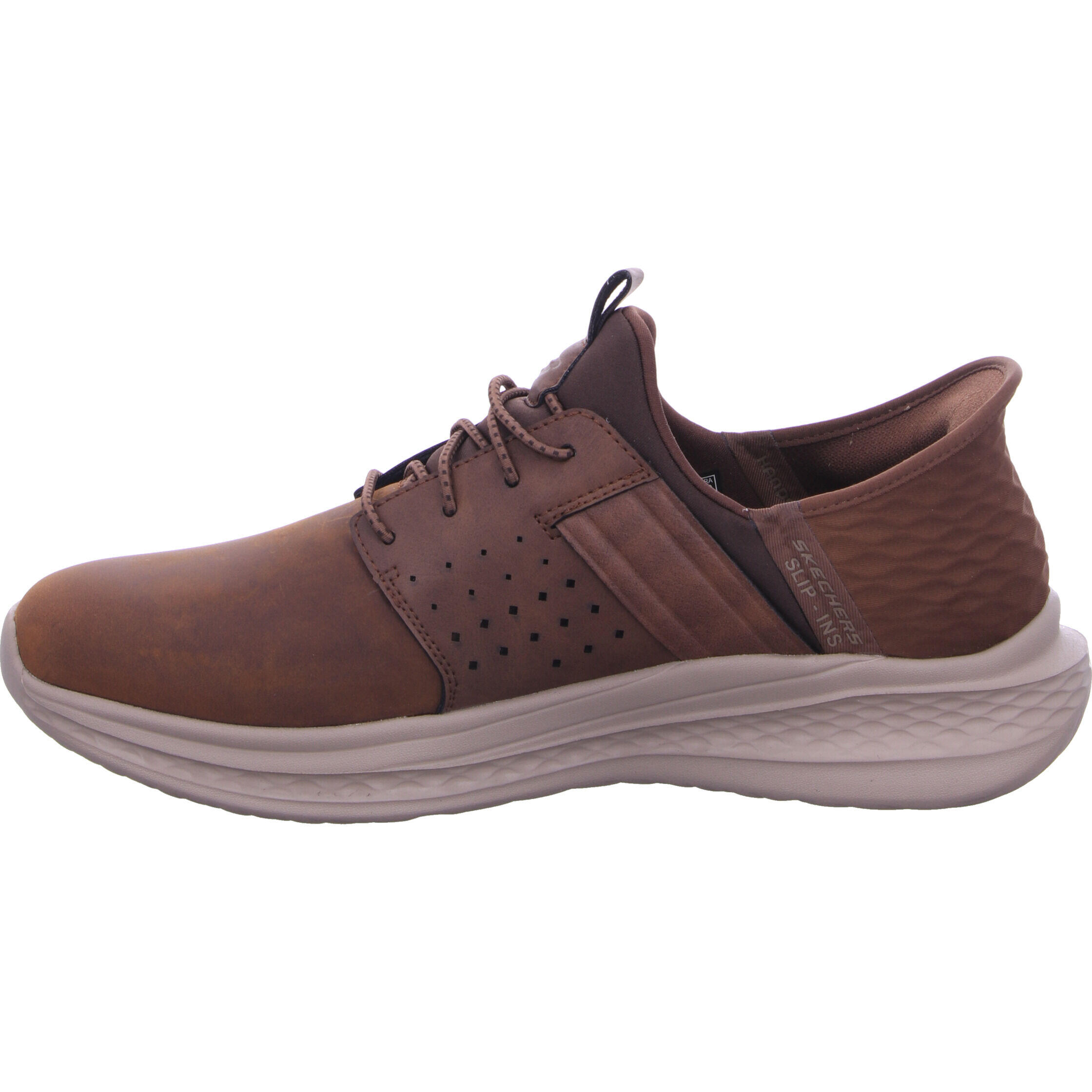 Skechers SLADE Zachary Herren Sneakers Schuhe Slip ins 210828 CDB dunkelbraun 4/7