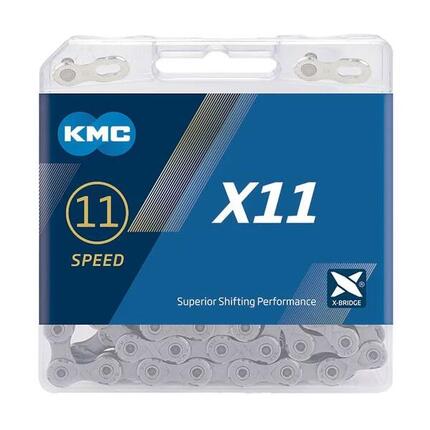 KMC Fahrradkette X11 11-fach 144 Glieder Fahrrad Antrieb inkl. Verschlussglied