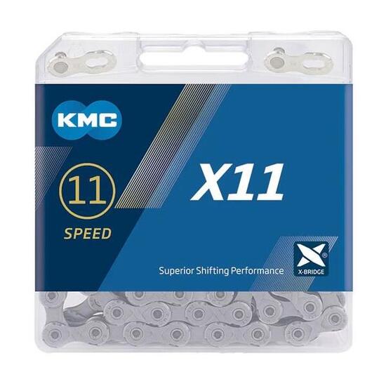KMC Fahrradkette X11 11-fach 144 Glieder Fahrrad Antrieb inkl. Verschlussglied