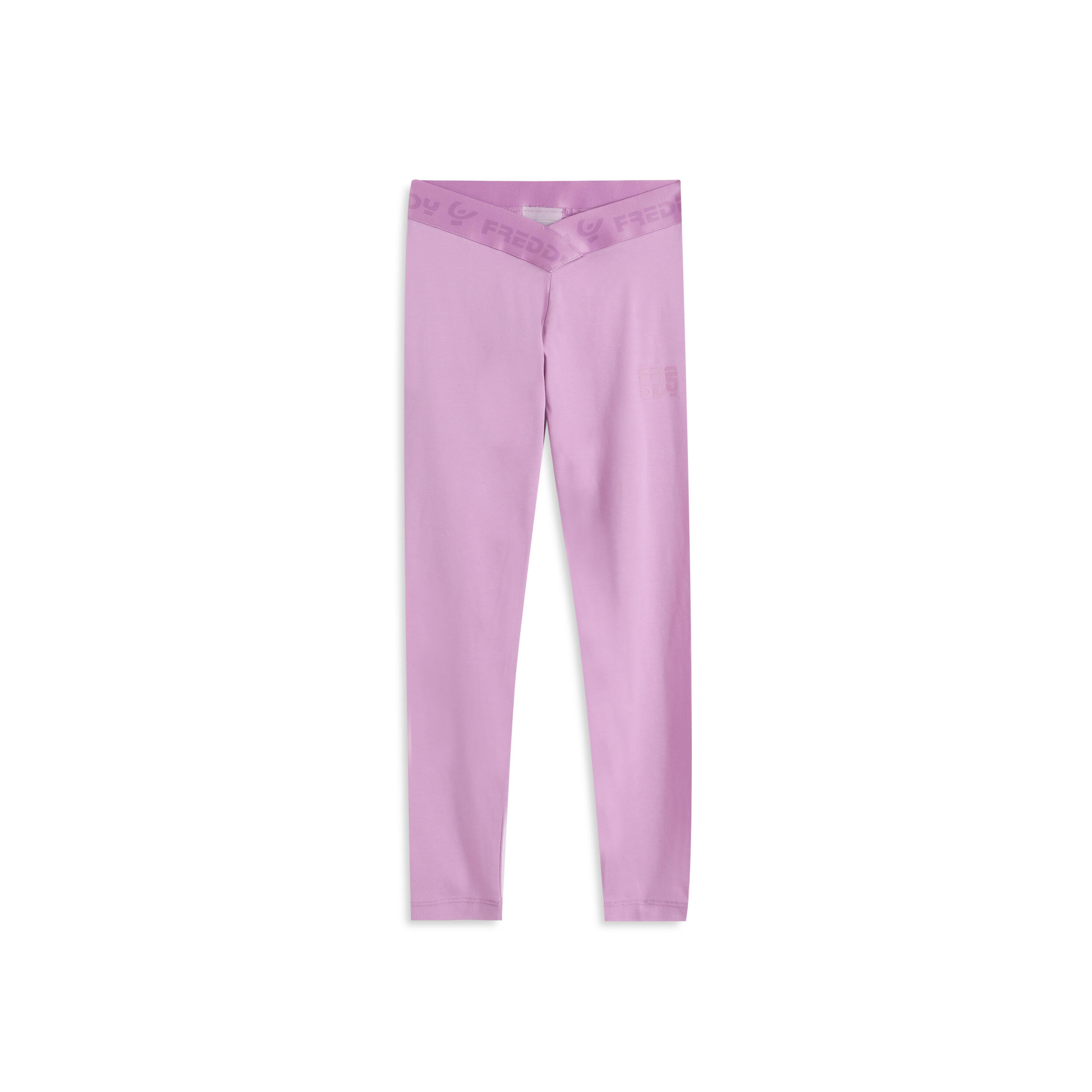 Freddy - Legging Skinny Muni De Bande Avec Logo - Legging - Rose - Decathlon