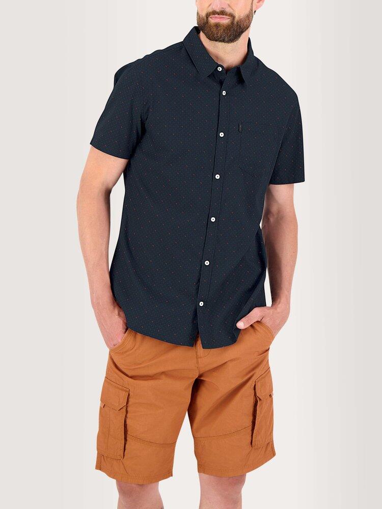 Camisa de Lino Marina para Hombre TBS LOUIECHA 3/5