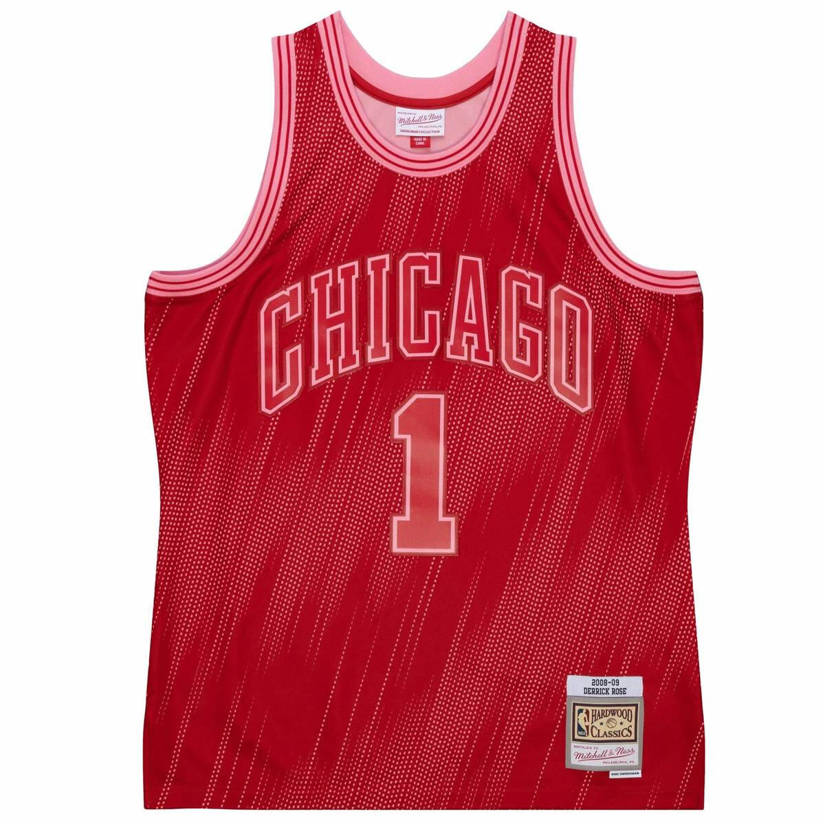 Koszulka Mitchell&Ness NBA Chicago Bulls Derrick Rose - TFSM1280-CBU08DRSRED1