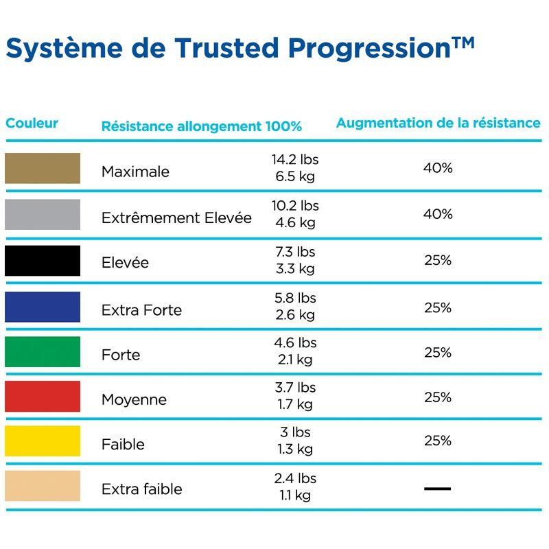 Bandes élastiques de musculation  avec distributeurs pack de 30 Bandes 5/5