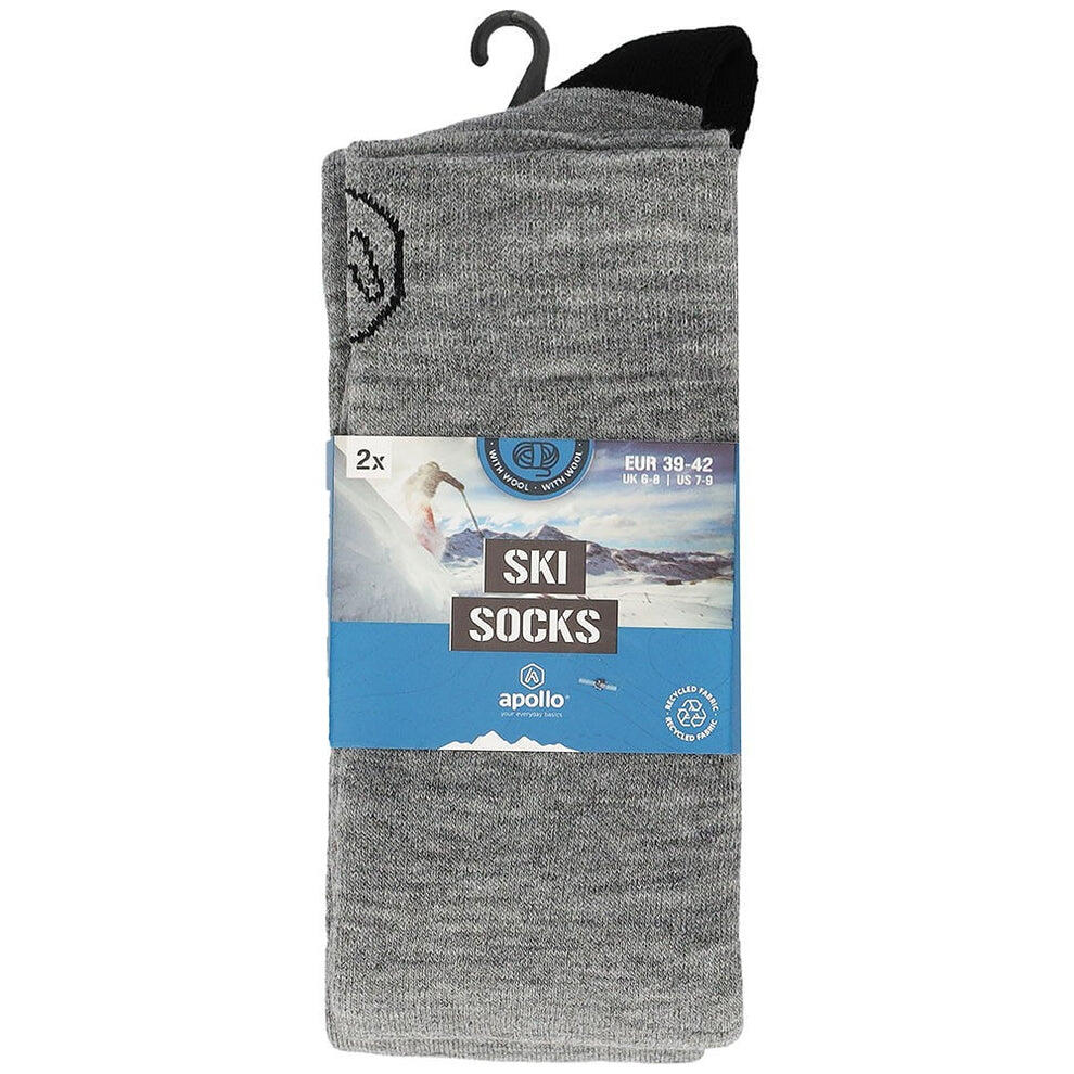Chaussettes de ski unisexes - Pointures 35 à 48 - Lot de 4 5/5