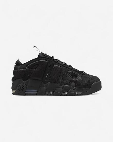 Nike Air More Uptempo Low 'Triple Black'