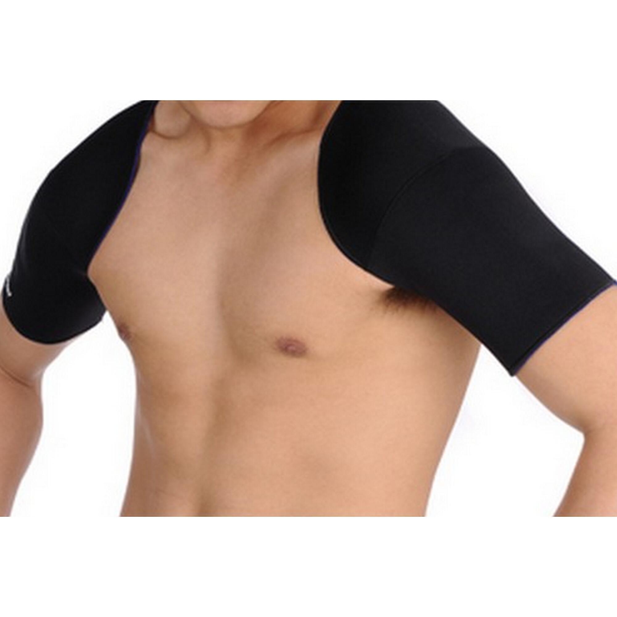 Elastrap - Épaulière Arthrose Arthrite Douleurs Épaule Bras Dos Coup - Orthèse Attelle - Epaulière De Maintien - Noir - Xs-s - Decathlon