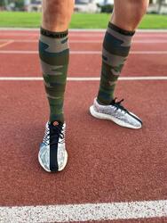 Chaussettes de compression haute - Running, course, vélo et sports - Camouflage