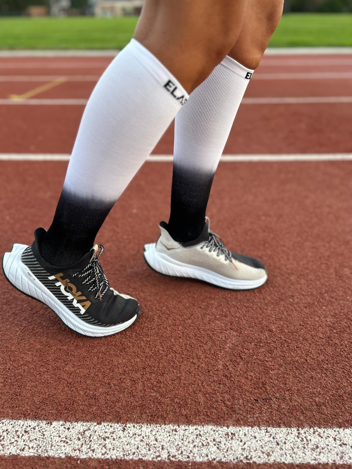 Chaussettes de compression hautes effort - Running, course, vélo et sports 2/6